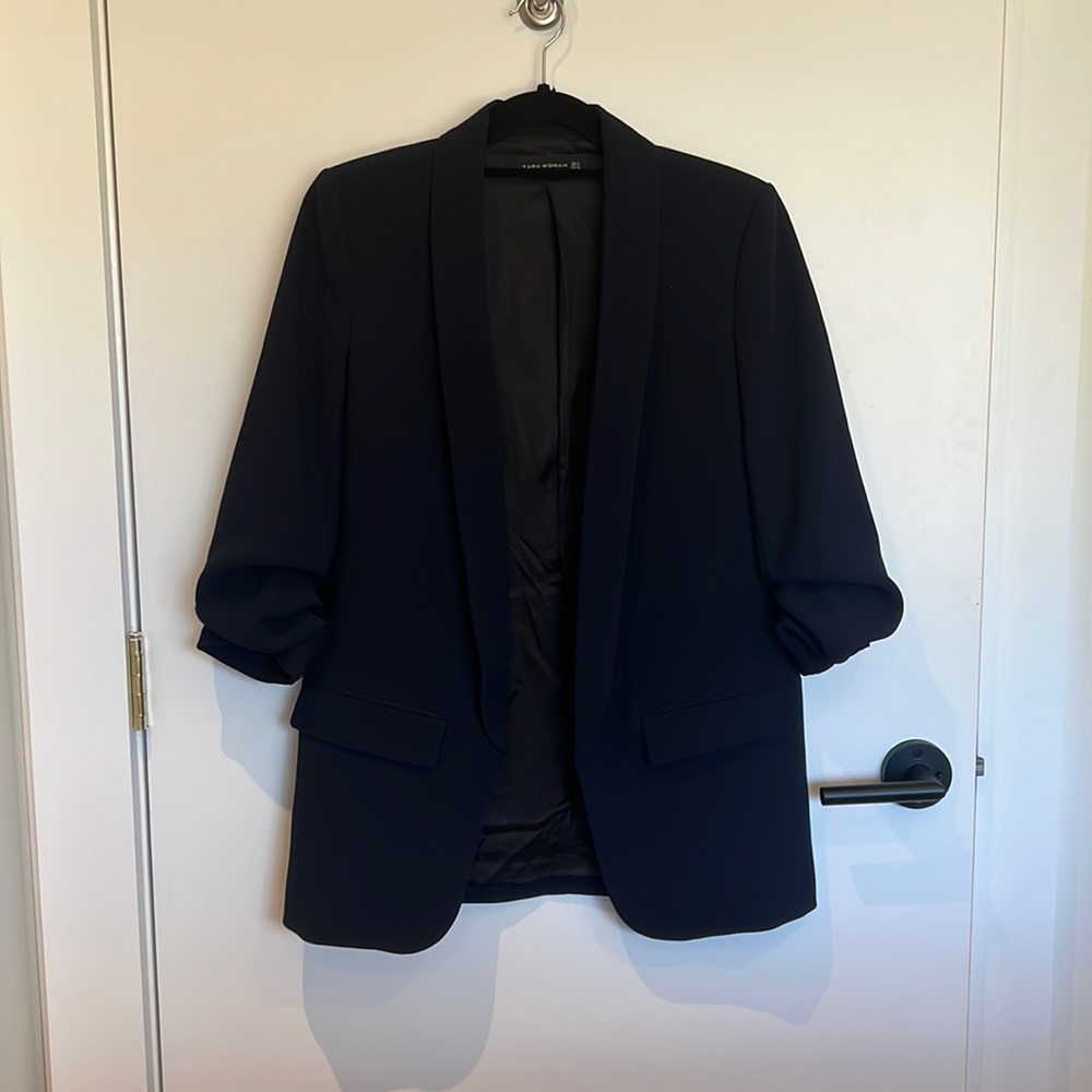 Zara navy blazer size small